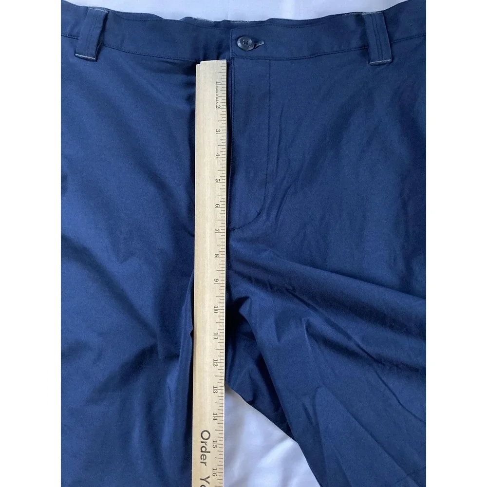 Columbia PFG Shorts Mens 42x10 Blue Omni-Shield Fishing Water Resistant Stretch